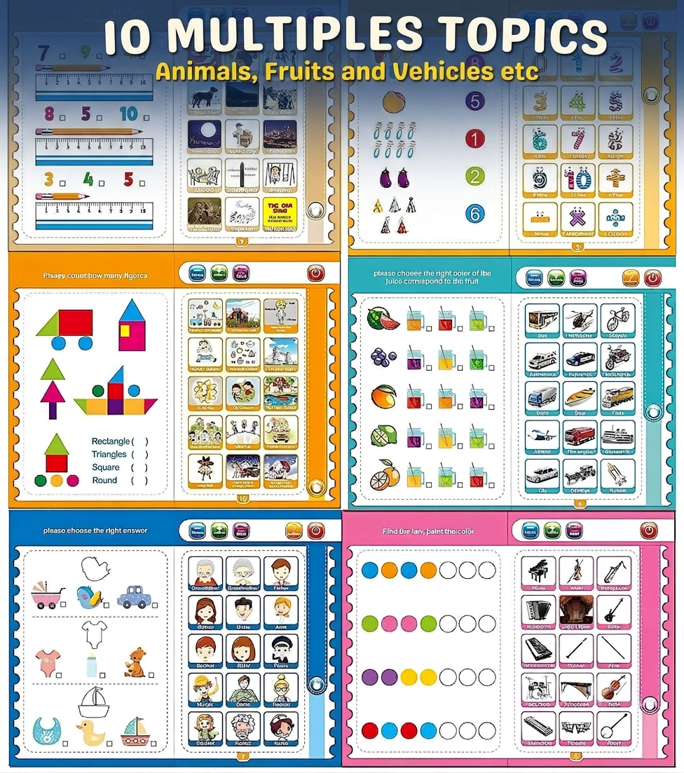Learn & Play Interactive smart Sound Book